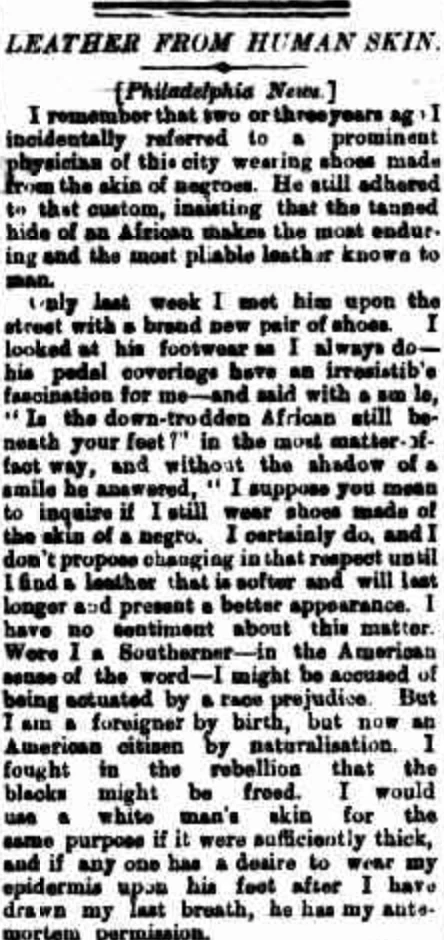 Journal The Mercury, 17 mars 1888.