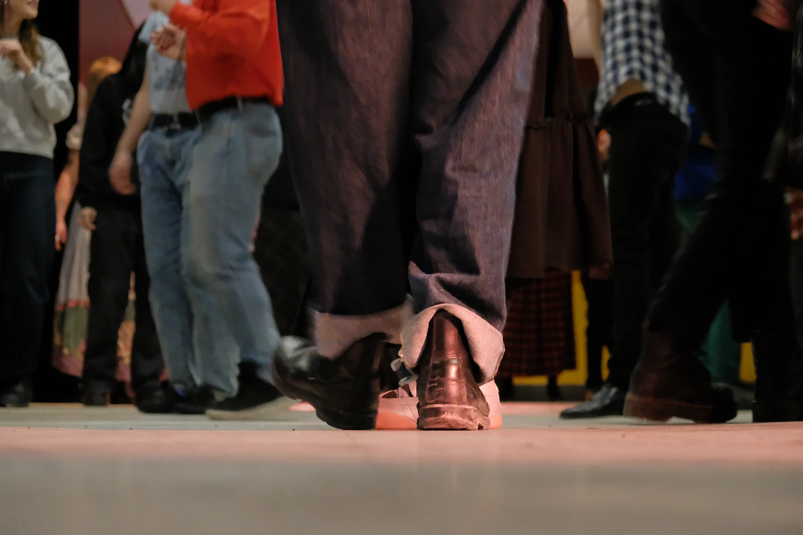 MONTREAL, QUE.: JANVIER 24, 2026—Évenement folk à la Toscadera à Montréal le 24 janvier 2026.   
(Esther Chaumont / URBANIA)