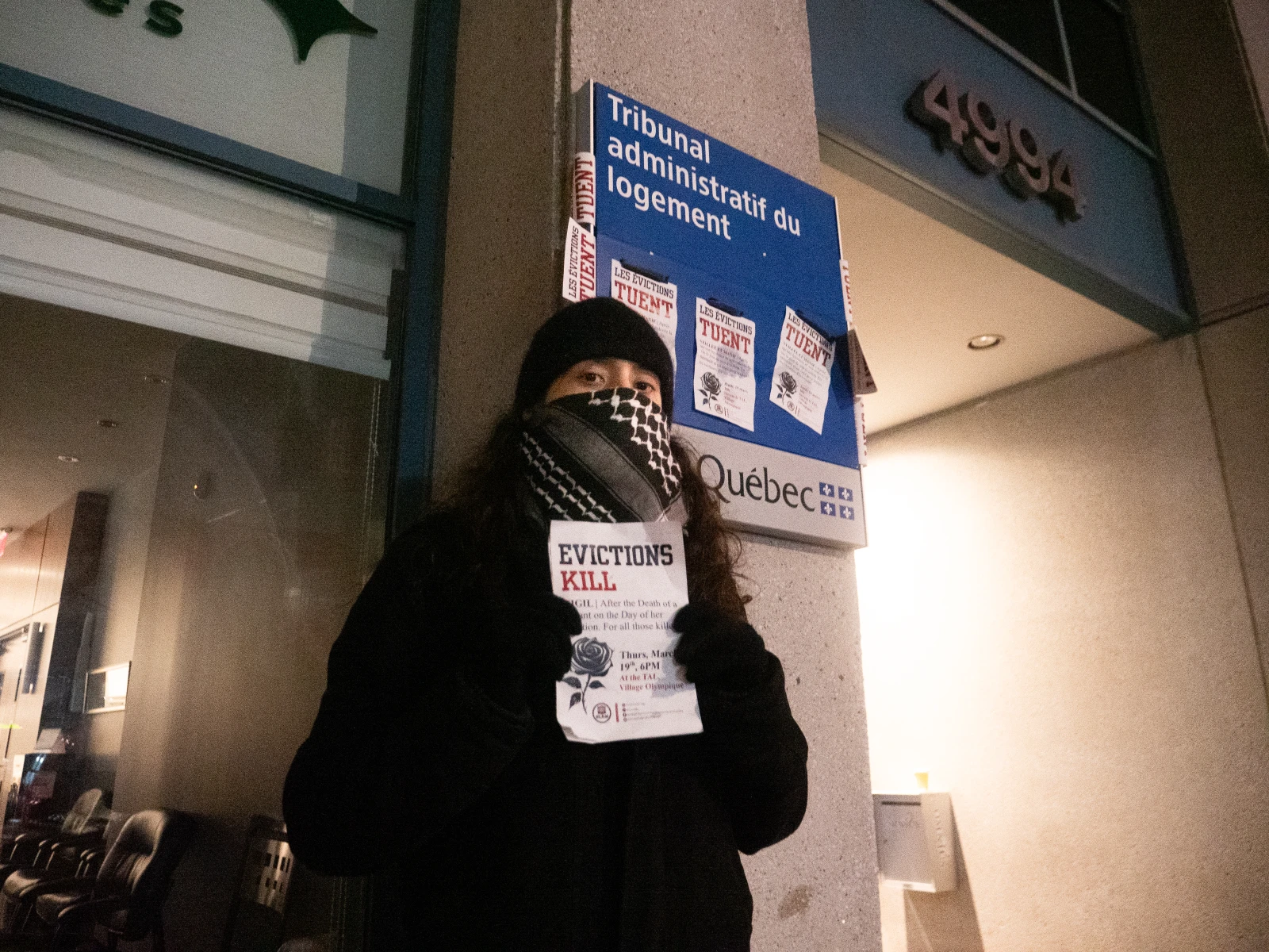 Lior Maharjan, membre du Syndicat des locataires autonomes de Montréal 