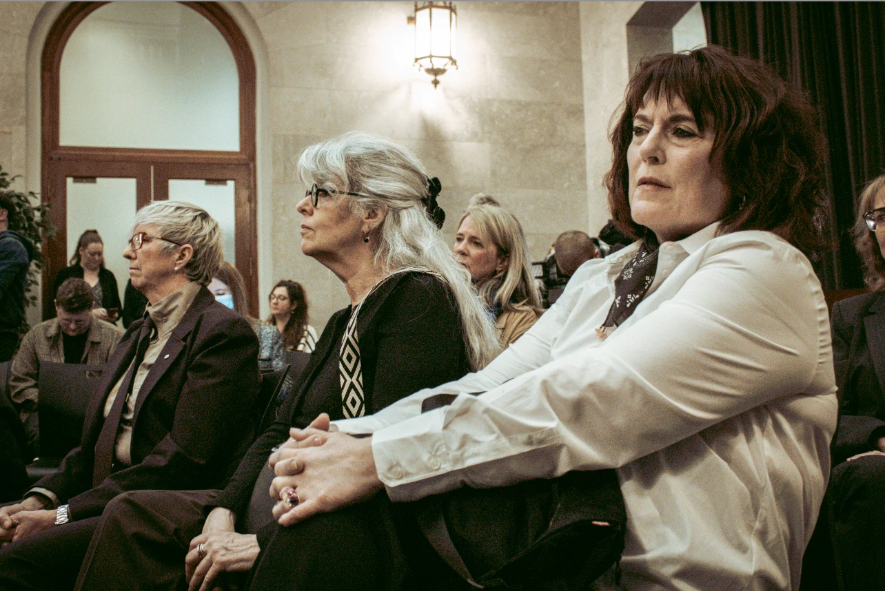 Martine Roy, Danie Frenette et Annick Charette.