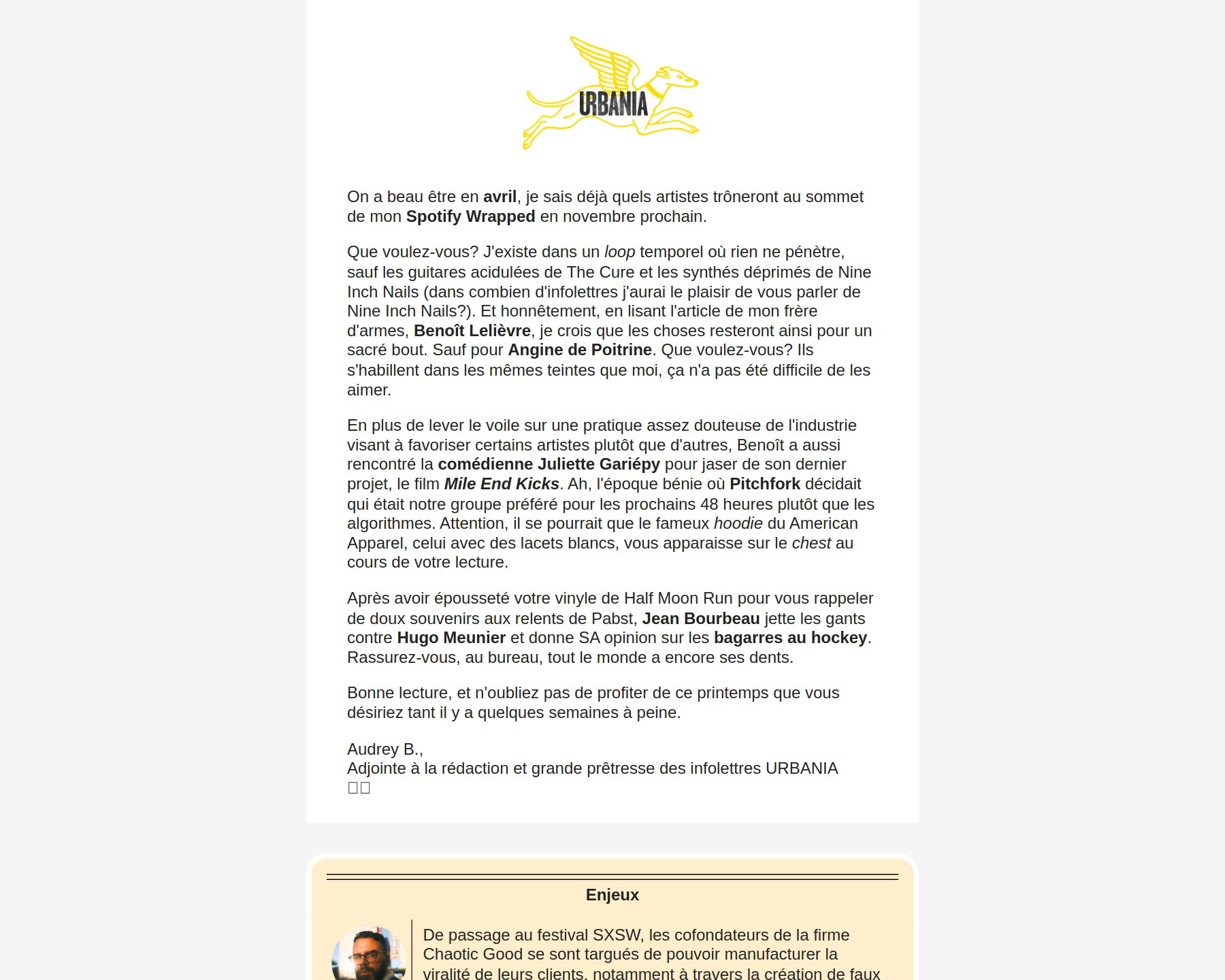 Les algorithmes ont décidé qui est votre artiste musical préféré