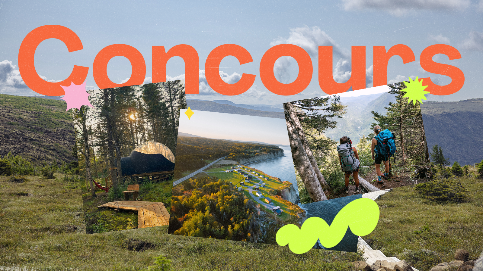 Gagnez un EXTRAORDINAIRE séjour plein air en Gaspésie !
