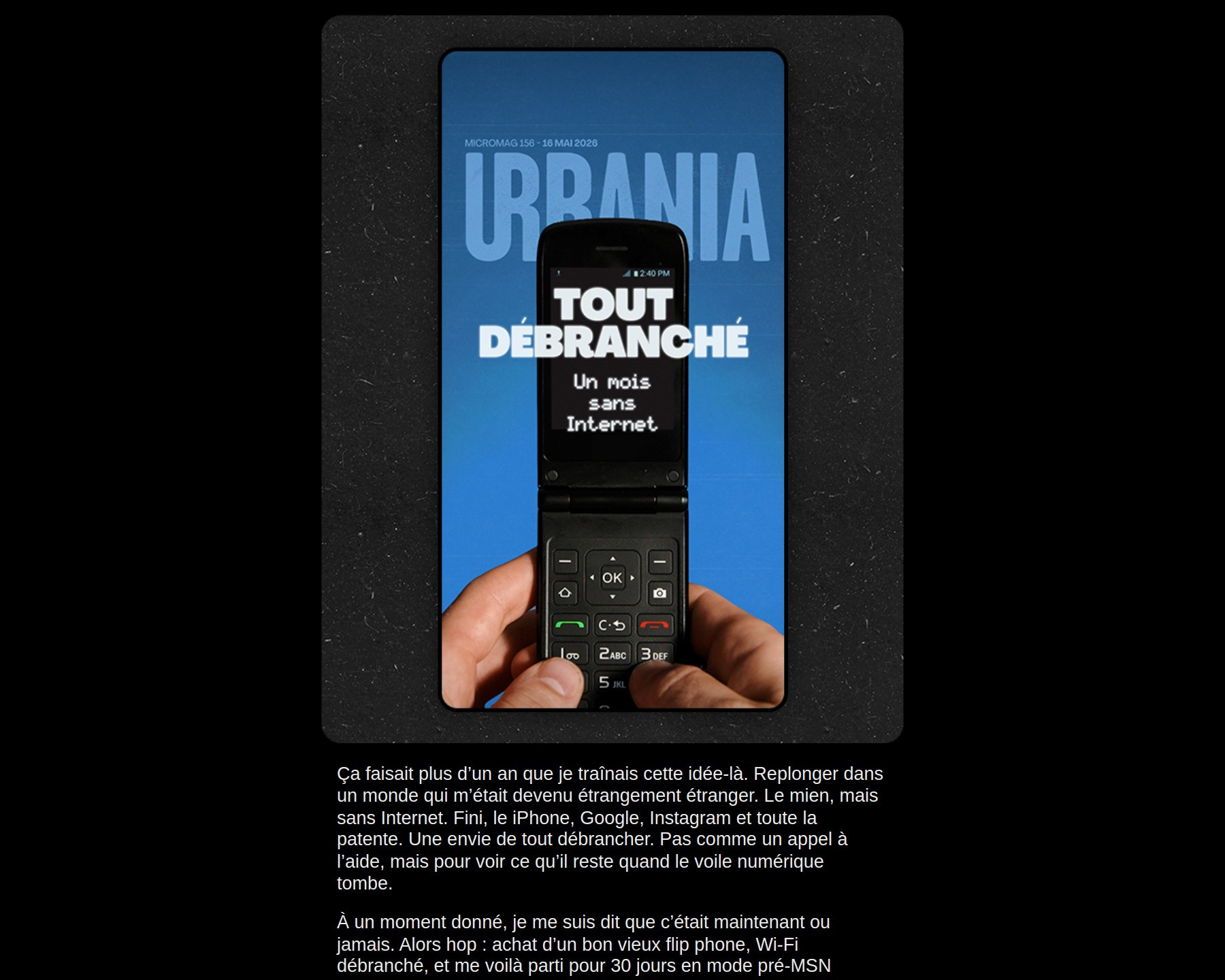 Est-ce encore possible de vivre sans Internet?