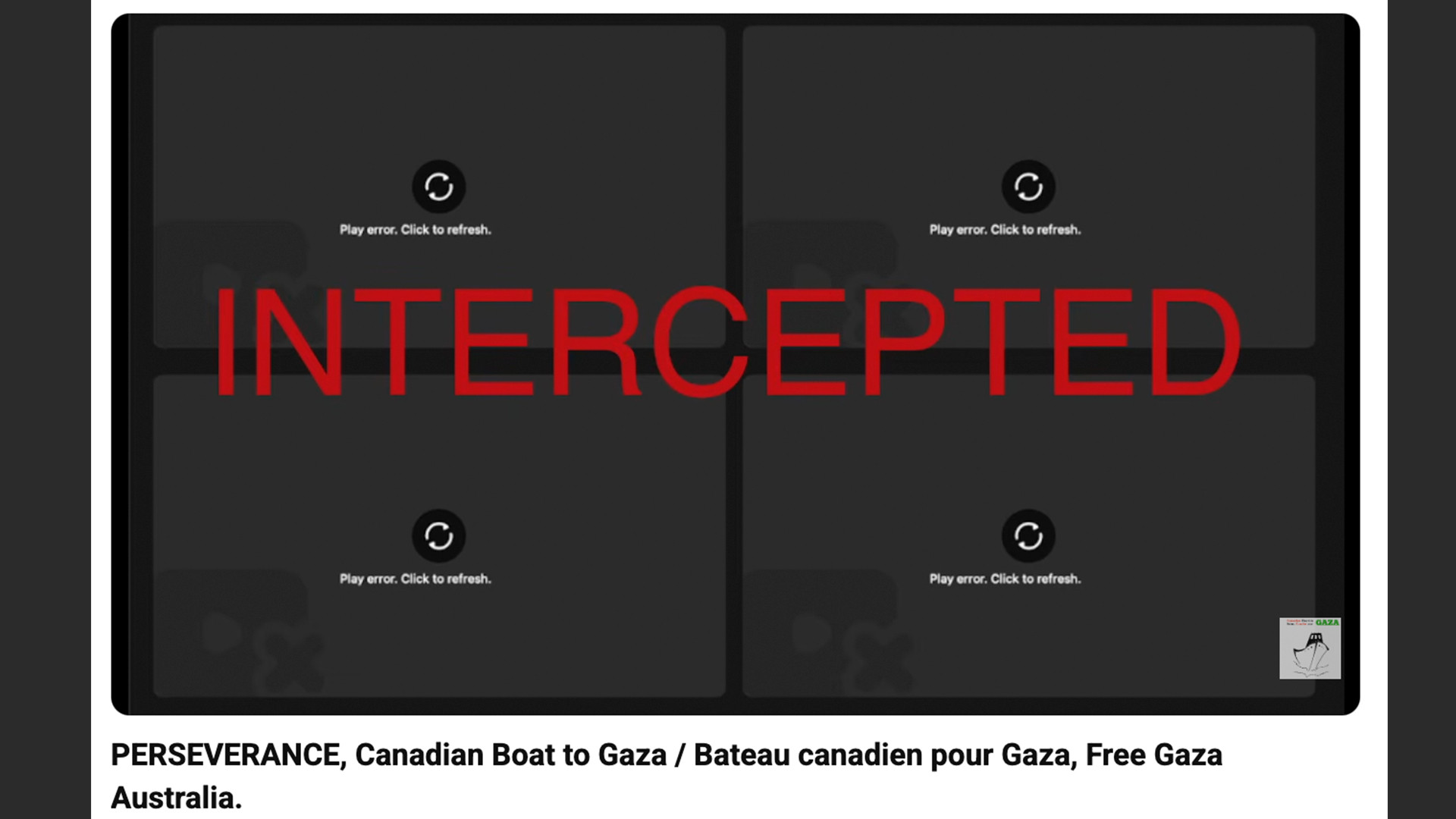 Flottille vers Gaza : les derniers mots du Perseverance