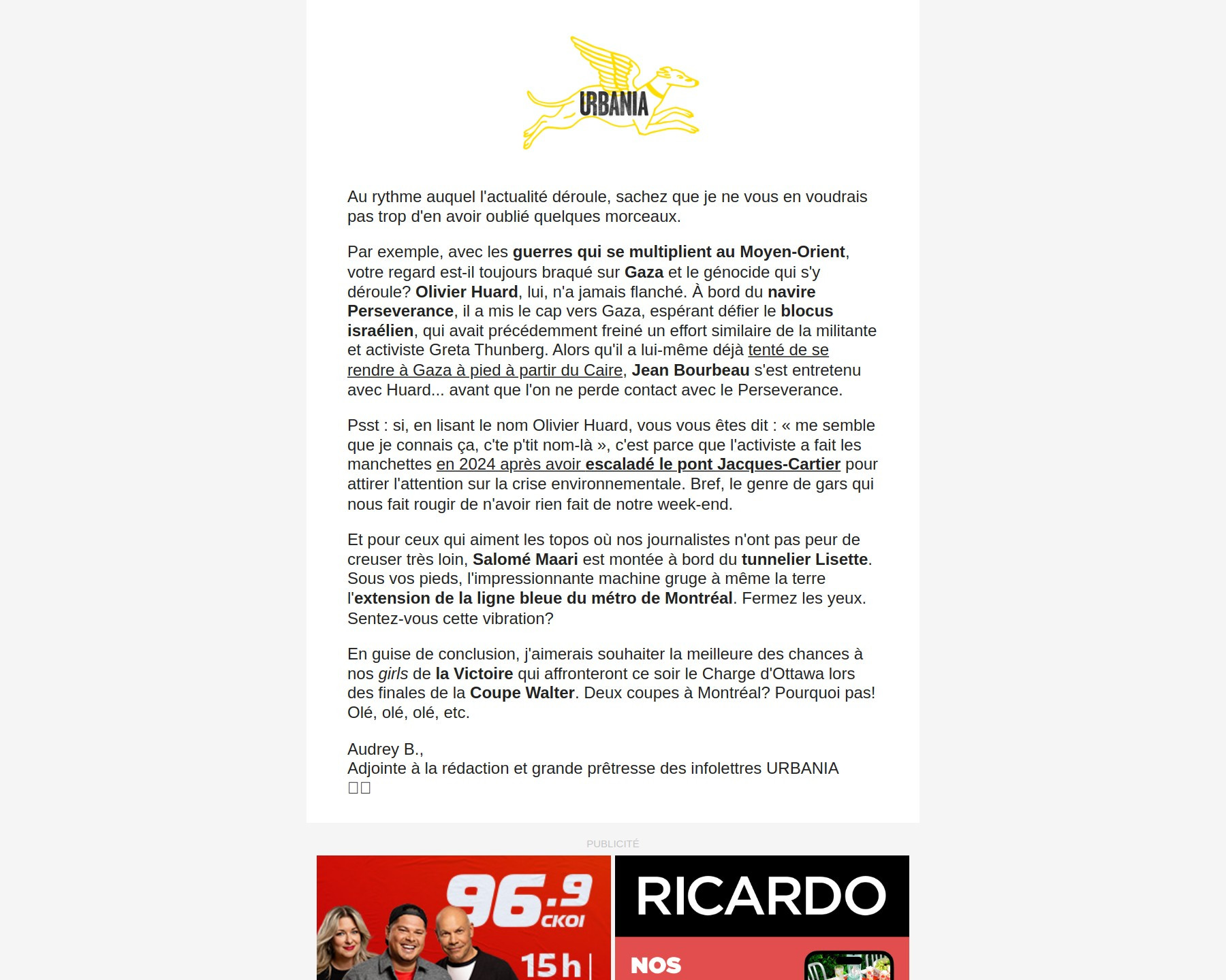 « Nous ne sommes pas des héros » : un activiste met le cap sur Gaza