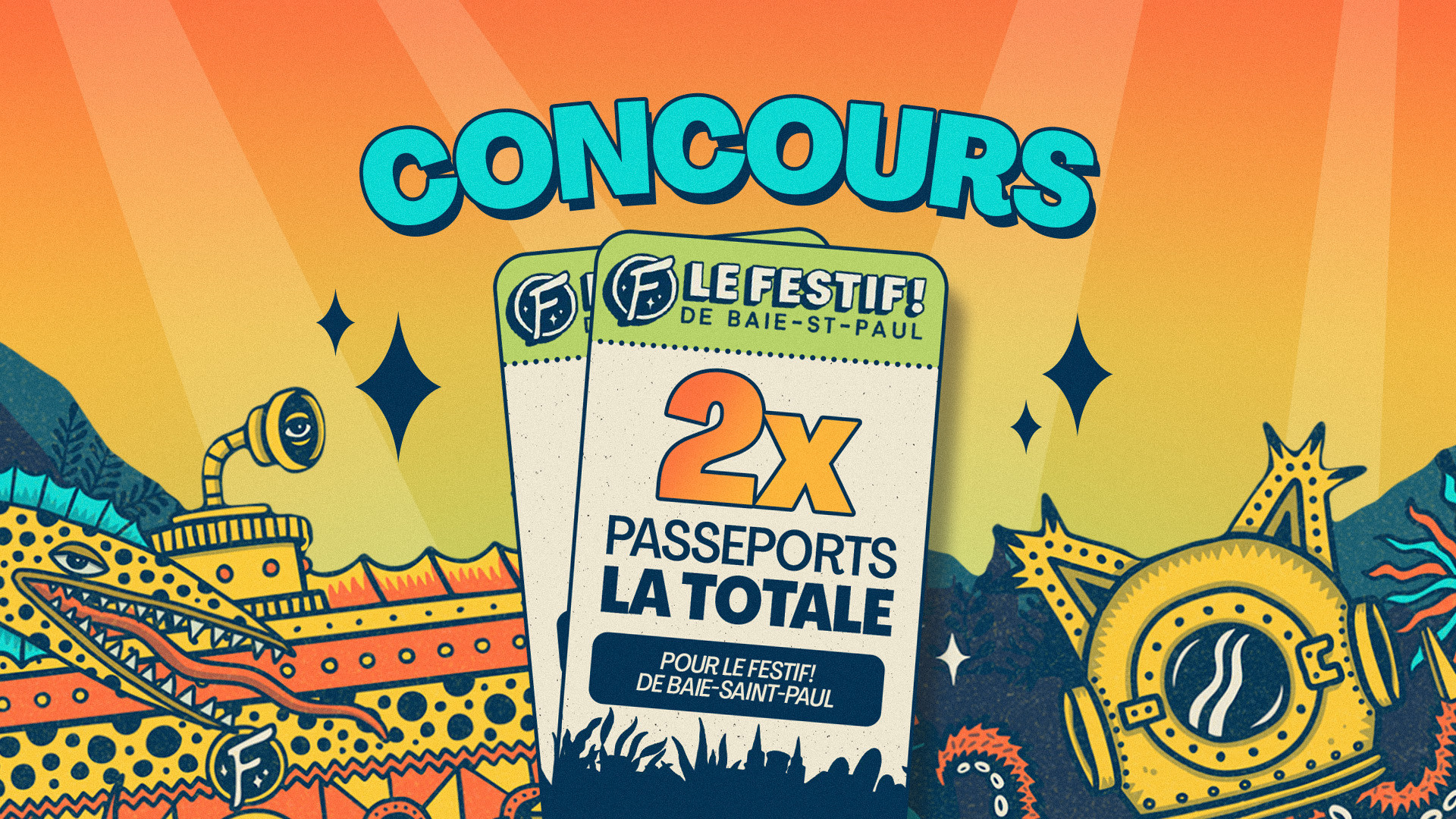 URBANIA est de retour au Festif!, et vous offre 2 passeports La Totale