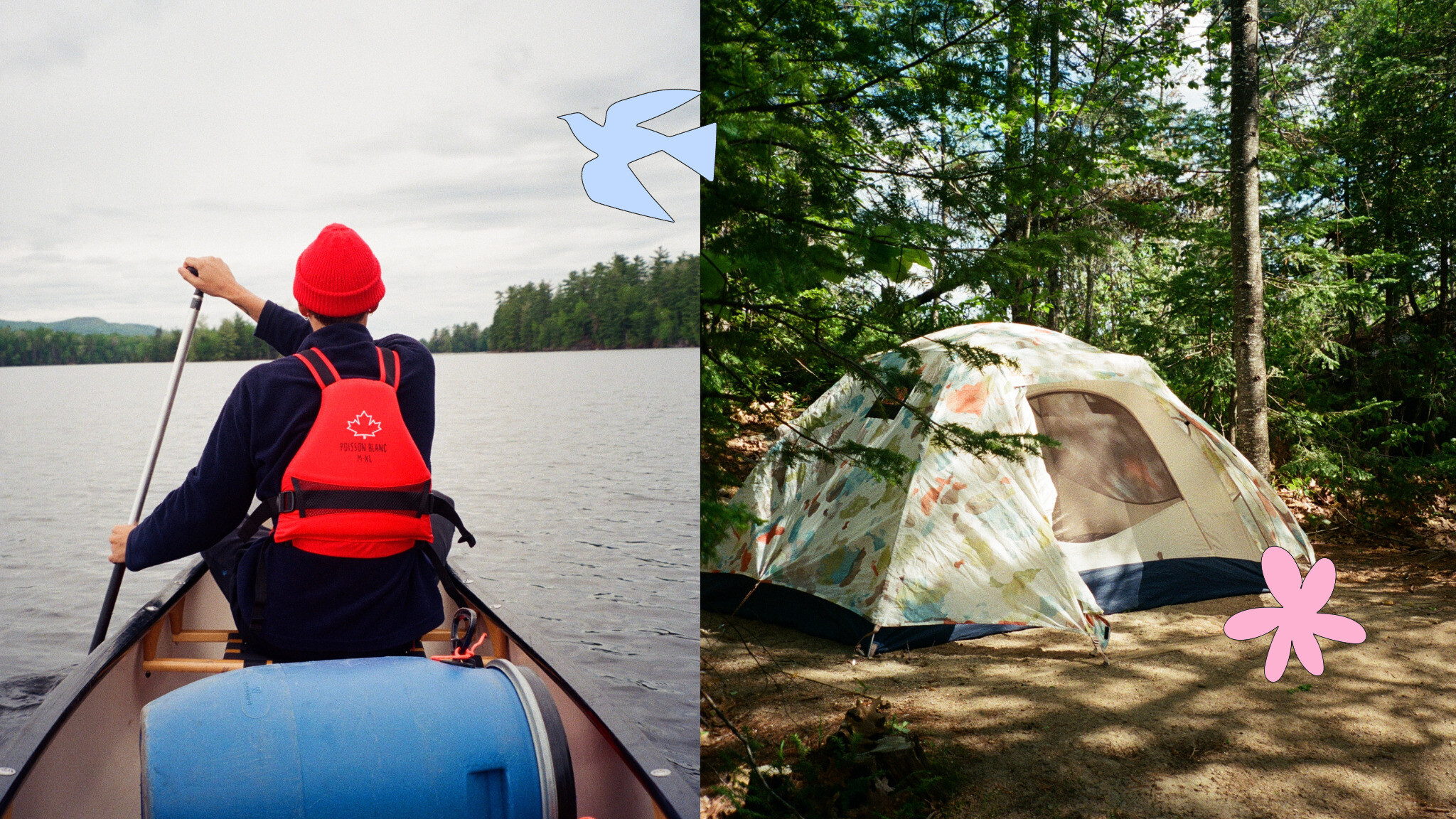 Petit guide pour faire du canot-camping au Parc régional du Poisson Blanc