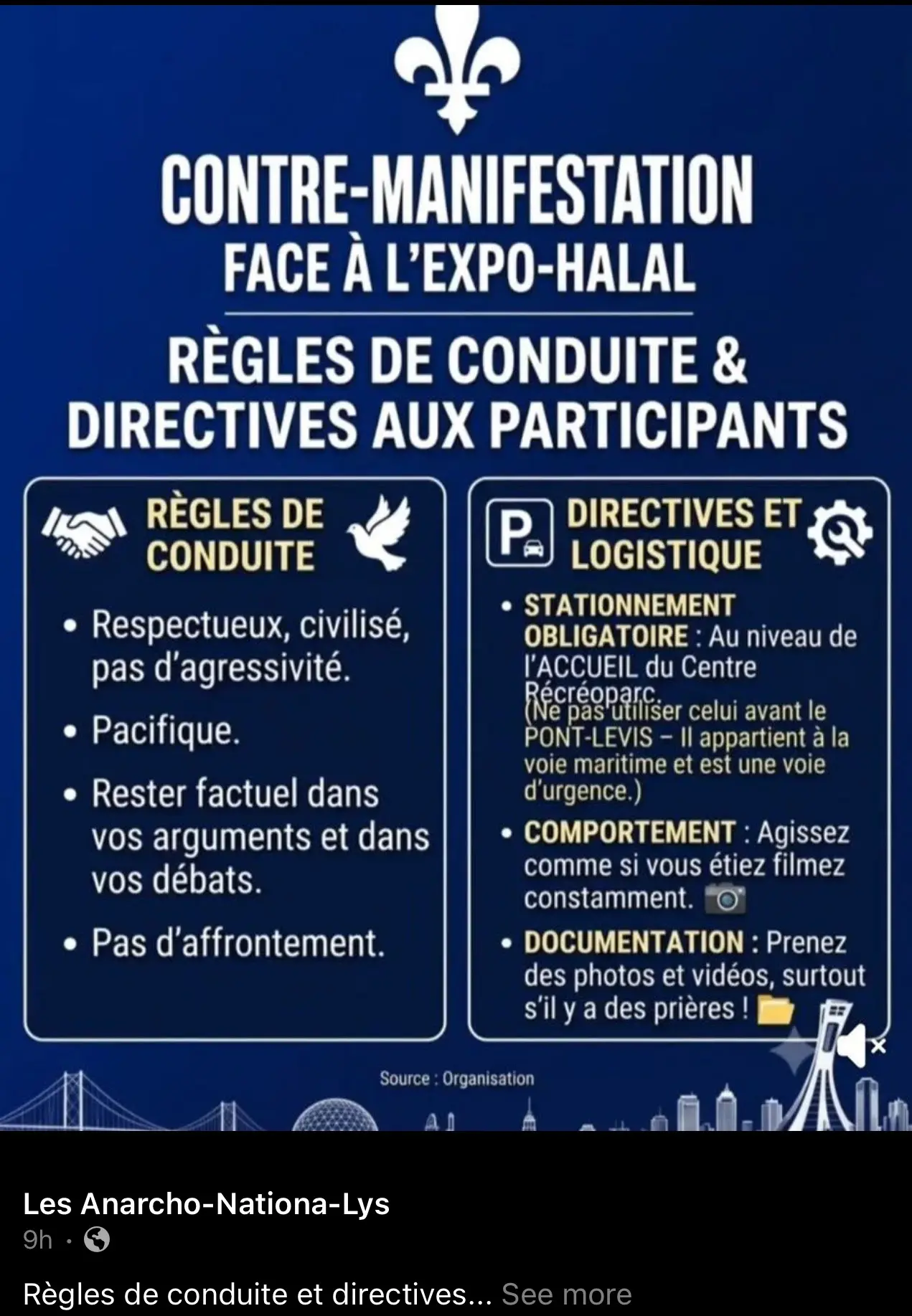 Capture d’écran tirée de Facebook