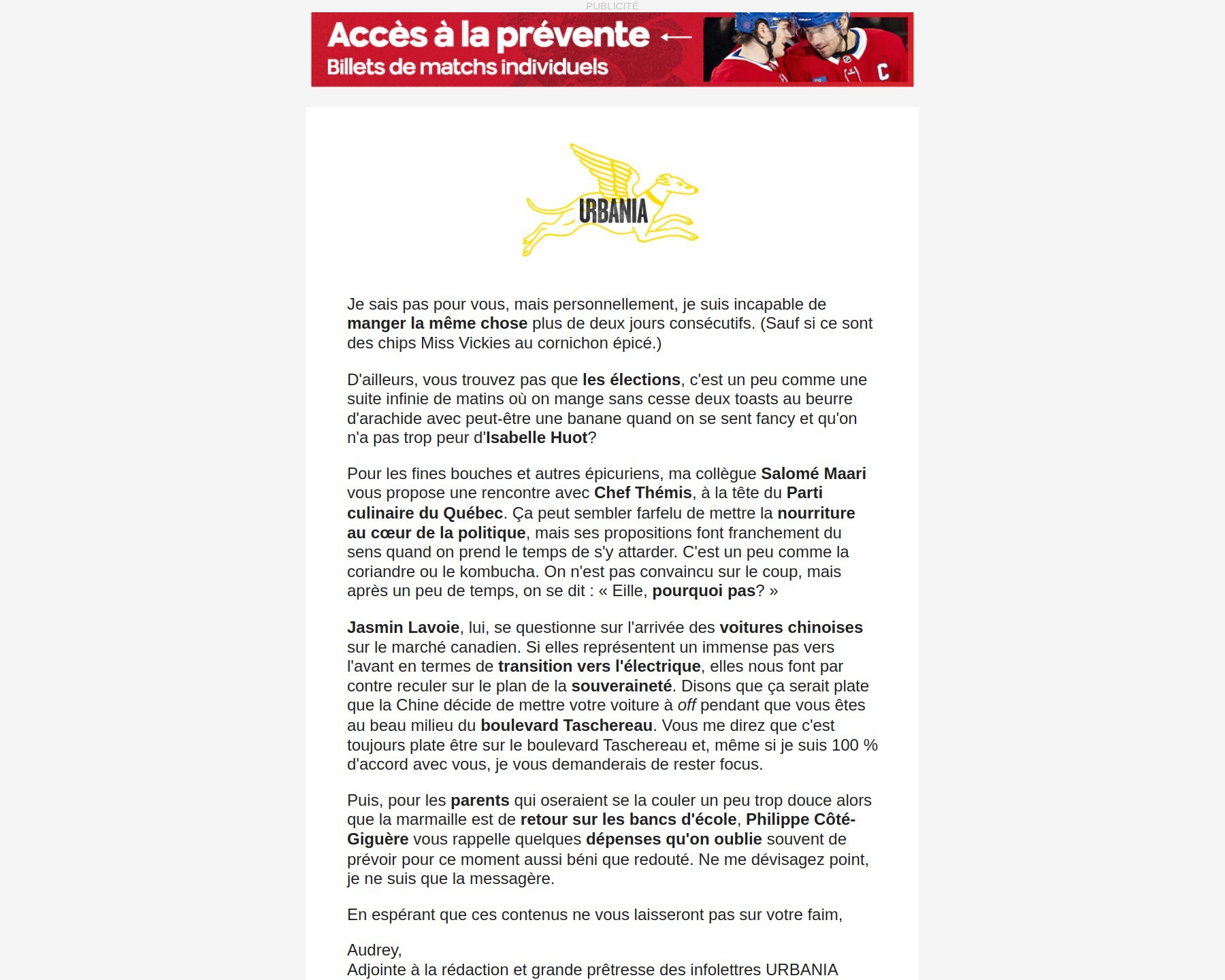 Un candidat cherche à pimenter la course électorale