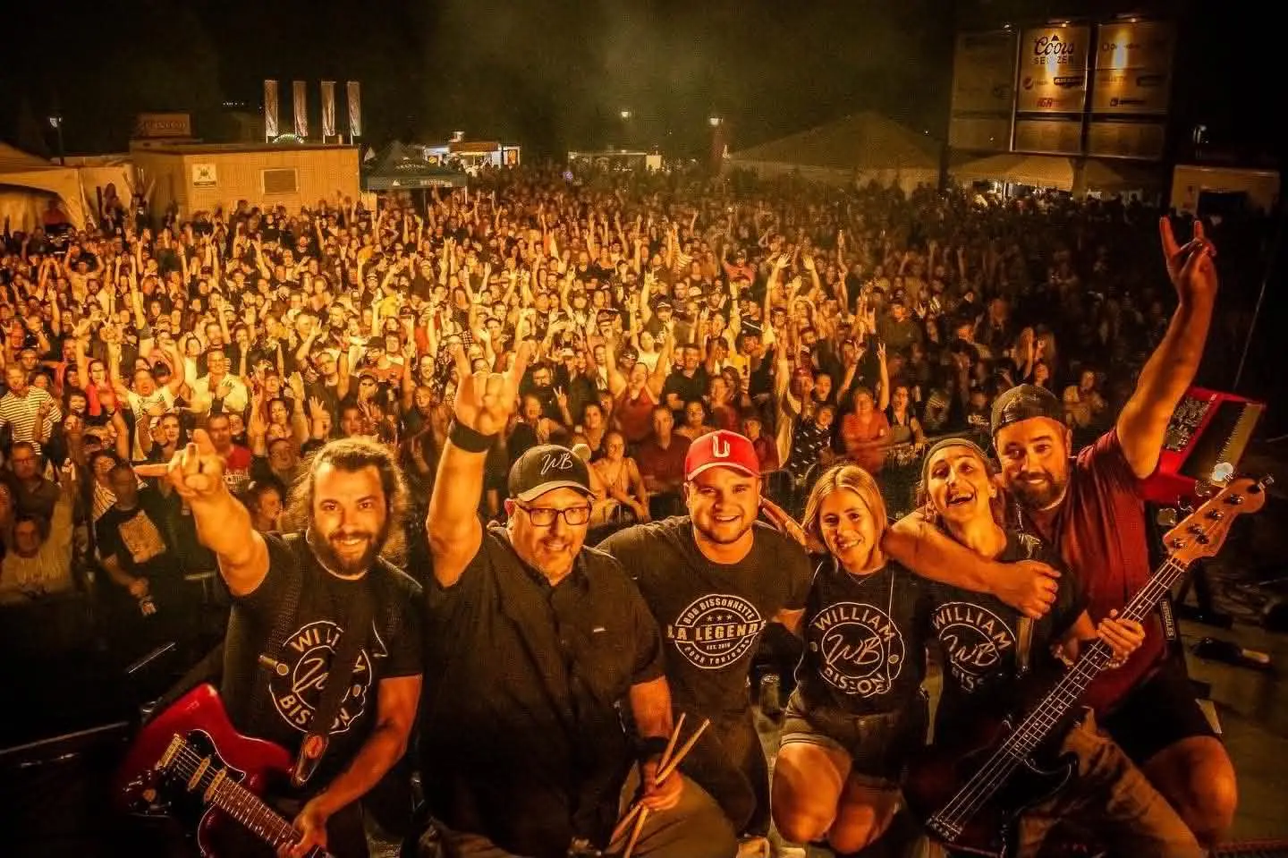 William Bisson et son groupe. (Photo fournie par William Bisson.)
