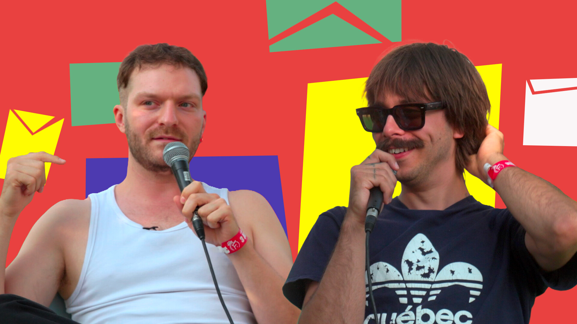 Gab Bouchard et RobertRobert au Festif de Baie-Saint-Paul